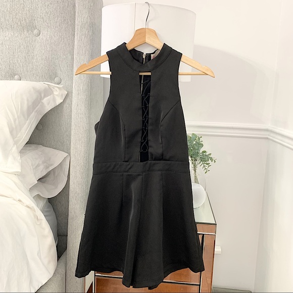 L’ATISTE | Black sleeveless romper size S - Picture 1 of 6